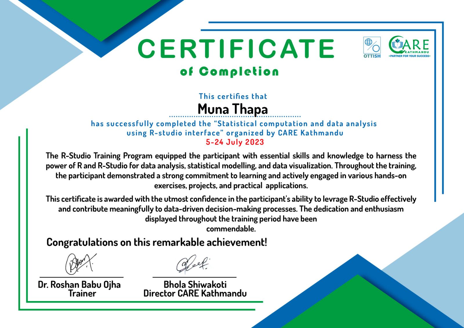 Statistical Computation and Data Analysis Using R-Studio